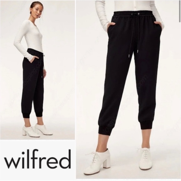 Aritzia Pants & Jumpsuits Aritzia Wilfred Buffon Black Pants Sz Small Poshmark